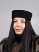 Шляпа таблетка кашемировая D.Hats черного цвета - изображение 4