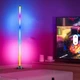 Напольный торшер неоновый ргб лампа от USB, RGB 122 см, ночник, напольный смарт светильник, пульт управления Bluetooth - изображение 5