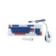 Игровой комплект T-Wolf TF610 RGB – клавиатура + мышка / 1200-3600DPI / (Eng/Ua/Ru) Сине-белый - изображение 2