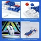 Игровой комплект T-Wolf TF610 RGB – клавиатура + мышка / 1200-3600DPI / (Eng/Ua/Ru) Сине-белый - изображение 6