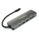 Концентратор USB-хаб Vinga USB Type-C 3.1 to HDMI+USB3.0+USB 2.0+SD/microSD+PD 6in1 (VHC6) - зображення 2