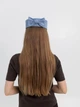 Шляпа таблетка с бантом коттоновая D.Hats цвет голубой - изображение 5