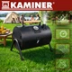 Гриль туристический угольный Kaminer 27322 компактный BBQ с крышкой, 2 решетками и термометром для пикника и дачи - изображение 3
