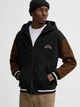 Толстовка на блискавці чоловіча Sprayground Tufting Shark Fullzip Sip SP647 L Чорна (800070332437) - зображення 1