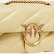 Сумка крос-боді жіноча з натуральної шкіри маленька Pinko Love Puff Mini 100039A0F2 C39Q Жовта (800070357053) - зображення 3