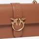 Сумка крос-боді жіноча з натуральної шкіри середня Pinko Love One Classic 105857A0F1 L17Q Коричнева (800070357040) - зображення 4