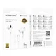 Проводные наушники Borofone BM100 Pro, Type-C, 1.2m, Белый - изображение 4