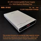 ИБП DIY 36W под АКБ 12x18650x3400mAh Max (до 40800mAh/148Wh) с дисплеем, Out: 1xUSB 5V3A, 2xDC 5.5*2.1/2.5mm, 9V1A/12V3A, In: DC 12-13V3A 185x125mm, WHITE (Без АКБ, кабелей и БП) - изображение 2