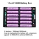 ИБП DIY 36W под АКБ 12x18650x3400mAh Max (до 40800mAh/148Wh) с дисплеем, Out: 1xUSB 5V3A, 2xDC 5.5*2.1/2.5mm, 9V1A/12V3A, In: DC 12-13V3A 185x125mm, WHITE (Без АКБ, кабелей и БП) - изображение 5