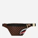 Torebka nerka na pas Sprayground Sawtooth Sharks In Paris Savvy Crossbody 910B7844NSZ Brązowa (800070347821) - obraz 1