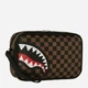 Kosmetyczka Sprayground Check 2 Emboss Toiletry 910B8238NSZ Brązowa (800070353672) - obraz 2