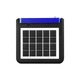 Портативна колонка з ліхтарем NEWVEW NV-9218 Solar Panel/BT/USB/TF/FM Blue - зображення 2