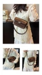 Жіноча сумка крос - боді через плече темно - коричнева (1539-5) - зображення 9