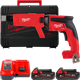 Шуруповерт для гипсокартона бесщеточный MILWAUKEE, M18 FSGC-202X, 13Нм (зарядное устройство M12-18 FC, 2 аккумулятора М18 В2 2Ач, - изображение 1
