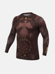 Рашгард Valhalla Rashguard Long Sleeve Brute Brown L Колір Червоний (501352-855-L) - зображення 3