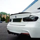 Спойлер багажника на BMW 3 М4 стиль на F30 2011-2019 черный глянец - изображение 7