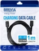 Кабель Brevia Type-C to Type-C 60W 1 м Black ZIP (51100BCCZ1) - изображение 4