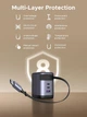 Зарядное устройство Ugreen X606 Nexode GaN 100W Fast Charger с выдвижным USB-C кабелем и 3 портами для быстрой зарядки ноутбука, MacBook Pro/Air/Neo, iPhone 17/16, Galaxy S26, Pixel, iPad, MatePad, дрона DJI 2C1A Black (65586) - изображение 3