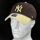 Коричнева кепка 47 brand New York Yankees CLEAN UP B-NLTRG17GWS-BWA - зображення 7