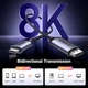 Кабель UGREEN CM556 двонаправлений USB-C для DisplayPort 1.4 (DP для Type-C) 8K/60Hz для iPhone 17 / 16 / 15 Macbook Pro Thunderbolt 3/4 USB для DP Cable 2m Grey (35880) - зображення 5