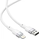 Кабель Brevia USB to Lightning 1.2 м White ZIP (52120WULZ1) - зображення 3