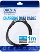 Кабель Brevia Type-C to Type-C 60W 1 м Black ZIP (53100BCCZ1) - зображення 4