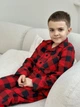 Дитяча тепла піжама з фланелі “Holly Jolly” (сорочка і штани) COSY 140 Червоний (cosy4834124s3) - изображение 2