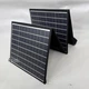 Солнечная панель портативная складная 100W, автономное питание с USB и DC выходом, туристическая solar panel для павербанка и гаджетов, переносная станция на 4 секции 25W с чехлом и подставками для дома и путешествий, SPSP-100 - изображение 3