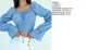 Топ жіночий Podolyanka з рукавами жатка м'ятний One Size (Арт. 5673) - изображение 5