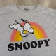 Футболка девочке Peanuts серая Принт Снупи 158-164 - изображение 3