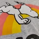 Футболка девочке Peanuts серая Принт Снупи 158-164 - изображение 4
