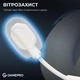 Геймерские наушники накладные беспроводные GamePro Asgard Freya Pro Wireless White/Blue (HSW201WB), Bluetooth, до 75 часов работы, с микрофоном, бело-синие - изображение 2