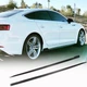 Боковые Пороги 2016-2020 V2 (для Sportback, Карбон) для Ауди A5 - изображение 1