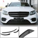 Передний Лип V2 для AMG-Line / E43 AMG 2016-2019, Карбон для Mercedes E-сlass W213 - изображение 1