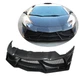 Накладки на передний бампер Lip (карбон) для Lamborghini Aventador 2011-2022 гг - изображение 1