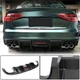 Диффузор заднего бампера V1 (для S4 2009-2012, Карбон) для Ауди A4 B8 - изображение 4