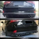 Дифузор заднього бампера V2 (для Base/F-Sport 2013-2016, Карбон) для Lexus IS 2013- рр - зображення 3