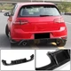 Дифузор заднього бампера V2 (для Base/GTI HB 2012-2017, Карбон) для Volkswagen Golf 7/E-Golf рр - зображення 1