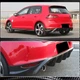Дифузор заднього бампера V2 (для Base/GTI HB 2012-2017, Карбон) для Volkswagen Golf 7/E-Golf рр - зображення 3