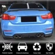Дифузор заднього бампера V5 (для F80, Карбон) для BMW 3 серія F30/F31 2012-2019 рр - зображення 4