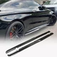 Боковые пороги V4 (для C43/C63 AMG 2015-2019, Карбон) для Mercedes C-сlass W205 - изображение 1