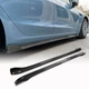 Накладки на пороги V3 (2017-2023, Карбон) для Tesla Model 3 2017- гг - изображение 1