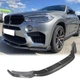 Передний спойлер Lip V3 для F86, Карбон для BMW X6 F16 2014-2019 гг - изображение 1