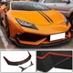 Накладка на передний бампер Lip V1 (Dry Carbon) для Lamborghini Huracan 2014- гг - изображение 2
