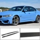 Накладки на пороги V1 (під M3 пороги, Карбон) для BMW 3 серія F30/F31 2012-2019 рр - зображення 1