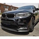 Накладка на передний бампер Lip V2 для F85, Карбон для BMW X5 F15 2013-2018 гг - изображение 3