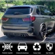 Дифузор заднього бампера V2 (для F85, Карбон) для BMW X5 F15 2013-2018 рр - зображення 3
