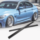 Накладки на пороги V2 (під M3 пороги, Карбон) для BMW 3 серія F30/F31 2012-2019 рр - зображення 1