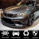 Передняя губа бампера (для F87 M2, карбон) для BMW 2 серия F22/F23 2014-2021 гг - изображение 2