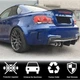 Дифузор заднього бампера (для 1M E82, Карбон) для BMW 1 серія E81/E82/E87/E88 2004-2011 рр - зображення 3